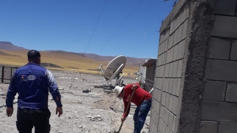 Realizan importantes obras energéticas en la cordillera catamarqueña