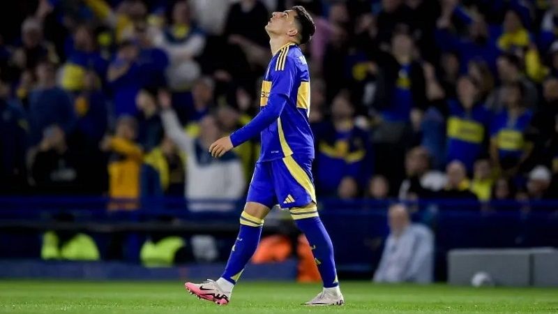 Merentiel se desgarró y es duda para jugar ante Vélez