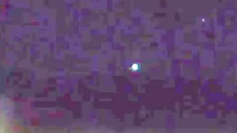 Misteriosas luces nocturnas en plena zona cordillerana