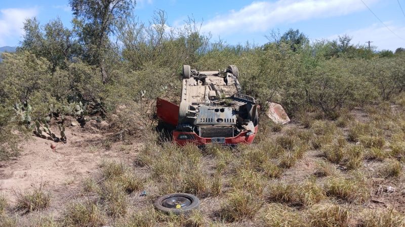 Tremendo vuelco en Capayán