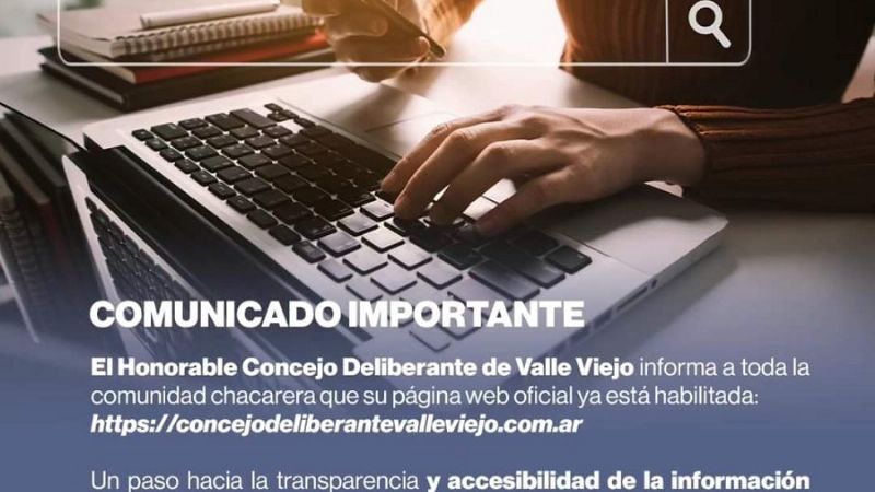 El CD de Valle Viejo tiene “página web” oficial