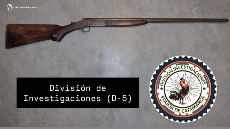 Amenazó a su hijo con una escopeta