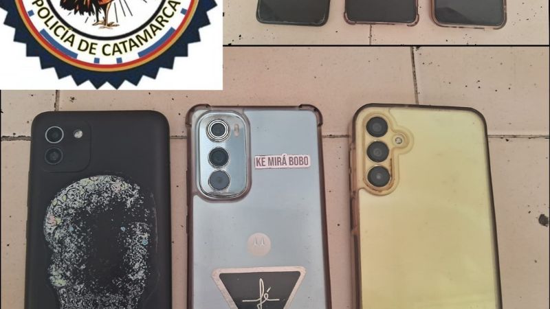 Recuperaron celulares y detuvieron a los arrebatadores