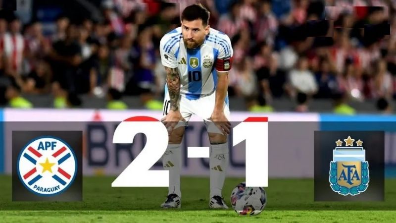 Argentina perdió ante un práctico y efectivo Paraguay