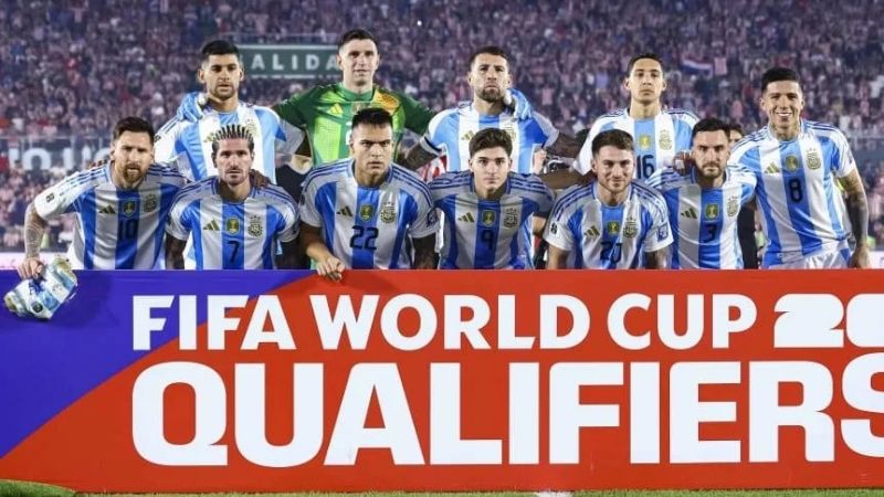 Los puntajes de Argentina ante Paraguay