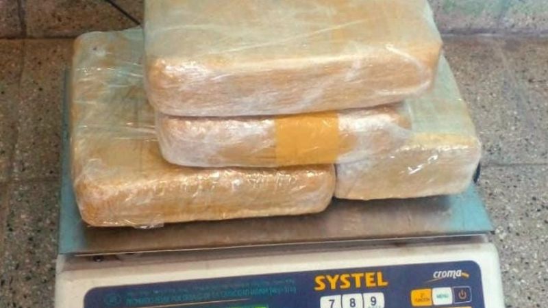 Secuestraron 4 kg de Marihuana