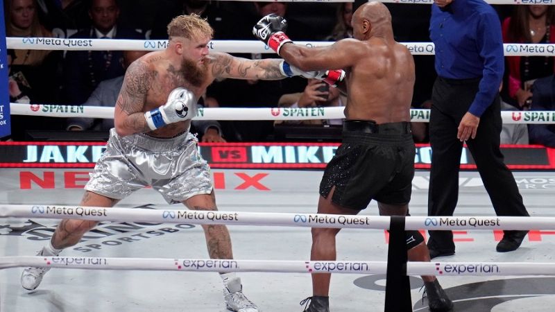 Mike Tyson perdió ante Jake Paul