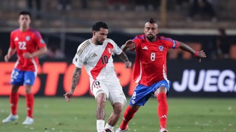 Perú y Chile empataron y se alejan del Mundial