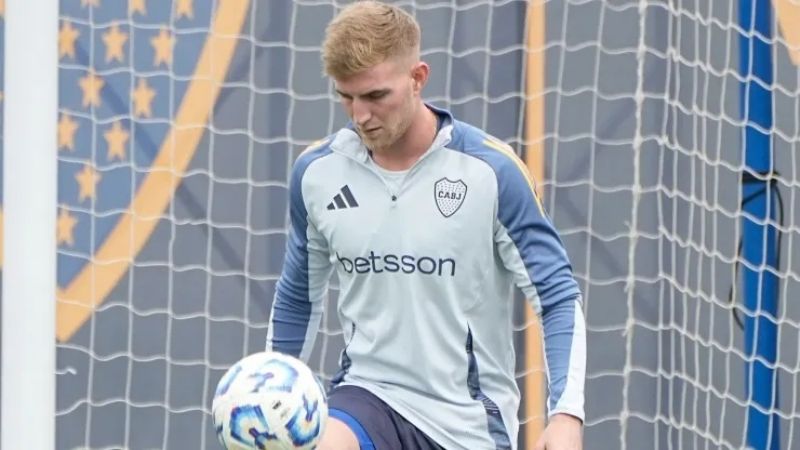 Sorpresiva inclusión de Valentini en una práctica