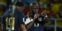 ENNER VALENCIA se despachó con un golazo para el triunfo de Ecuadors sobre Colombia, en Barranquilla.
