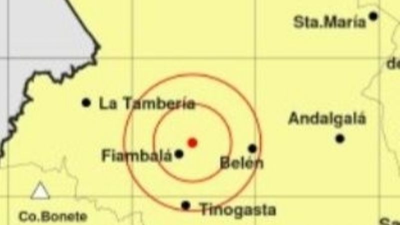 Temblor en Fiambalá