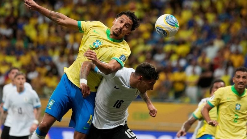 Brasil no pasó del empate con Uruguay: 1-1