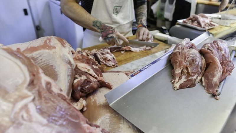 El consumo de carne cayó un 11,2 por ciento