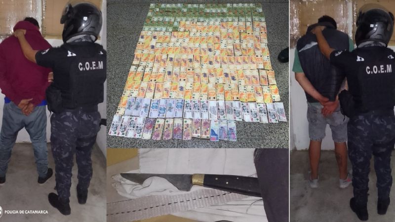 Cuatro detenidos y un arma blanca secuestrada: Operativo policial exitoso en el Sur de la Capital