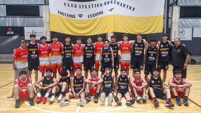 Más de 180 chicos en el Encuentro Amistoso de Minibásquet y Formativas en Montmartre