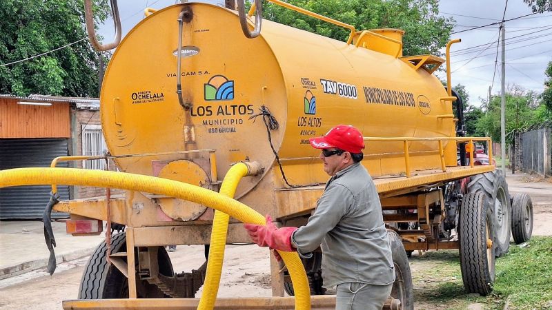 Los Altos brinda servicio gratuito de desagote de pozos ciegos para familias vulnerables