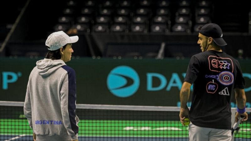 Argentina ante Italia, por la Copa Davis 2024
