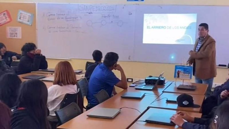 Escuela San Pedro: presentación del documental Arrieros de los Andes