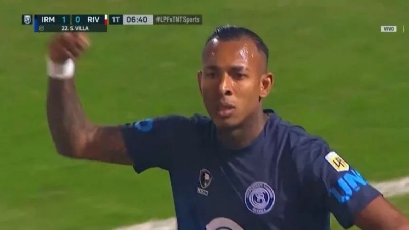 Villa enloqueció a River en Mendoza