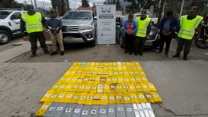 Golpe al narcotráfico en dos los principales puntos turisticos del NOA