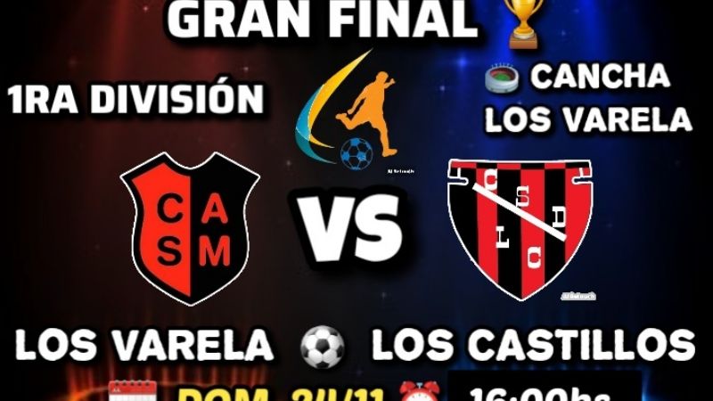 Este domingo, todas las finales en Los Varela