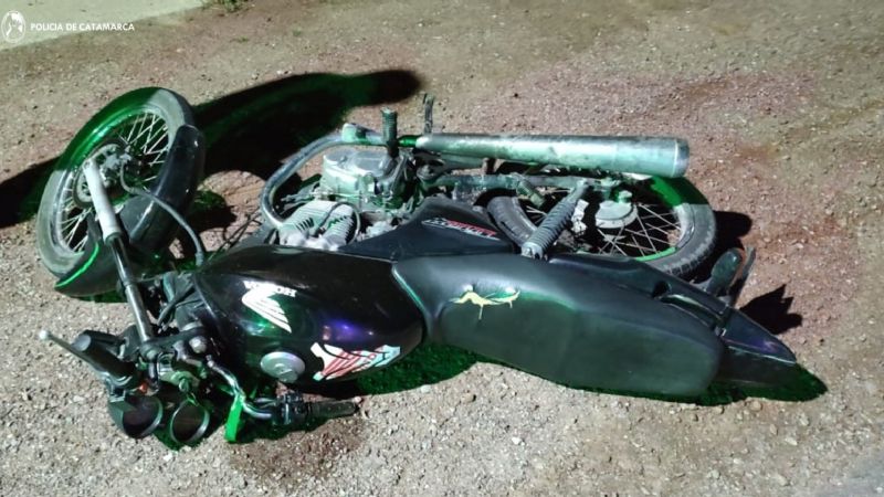 Motociclistas lesionados en un accidente vial en Santa Rosa