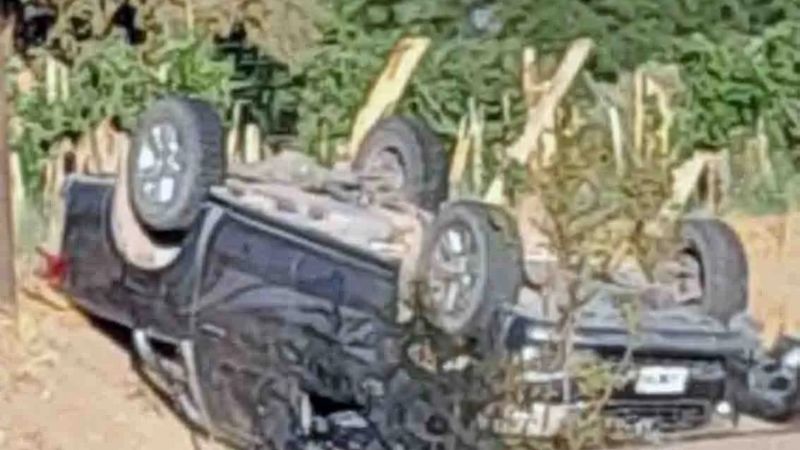 Violento vuelco en Fiambalá