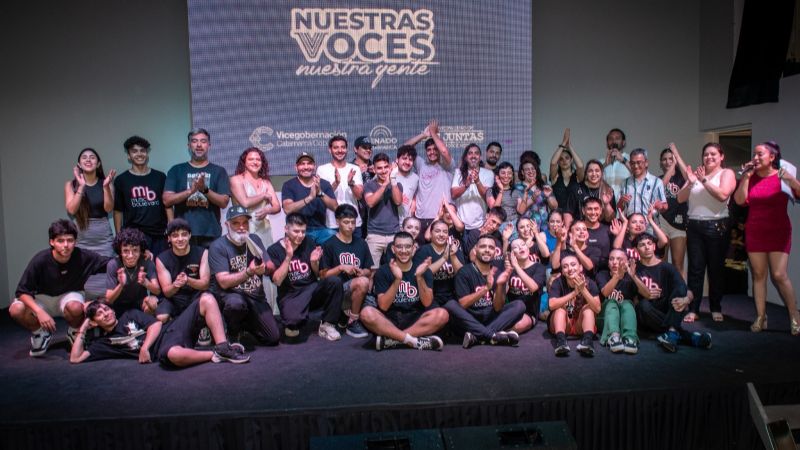Las Juntas vibró al compás del Rock & Pop en el cuarto encuentro del festival "Nuestras Voces, Nuestra Gente"