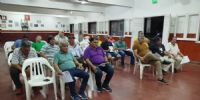 LOS DELEGADOS de los diferentes clubes afiliados a la Liga Chacarera de Fútbol, reunidos este lunes en  Piedra Blanca, sede de Defensores de Esquiú.