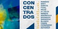LA LISTA DE CONCENTRADOS en Bova, para enfrentar este miércoles a Vélez, por la 