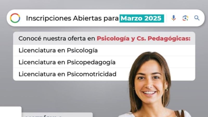 Oferta académica en Psicología y Ciencias Pedagógicas