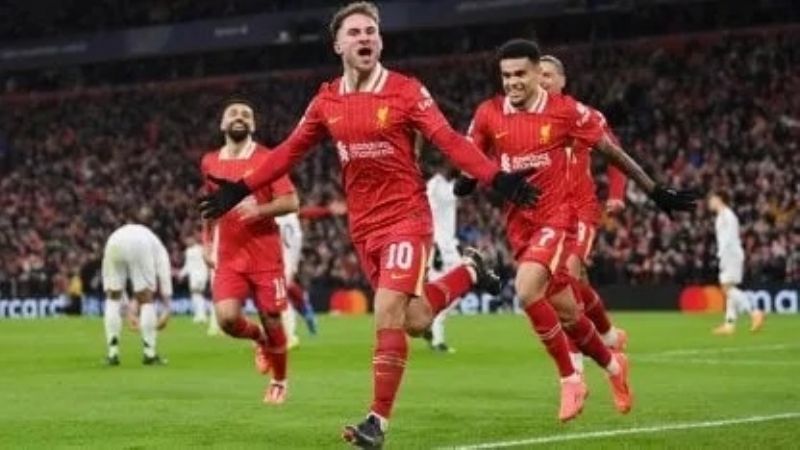 Golazo de Mac Allister en triunfo de Liverpol sobre el Madrid