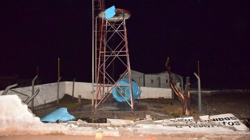 Temporal arrasó Telaritos y se declaró la emergencia