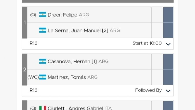 Manu La Serna avanzó en el M15 de Luján