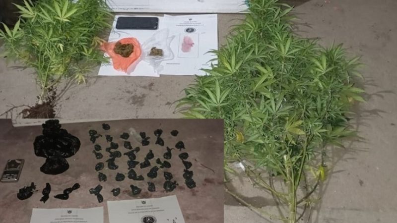 Operativo anti drogas en el Sur de la Capital