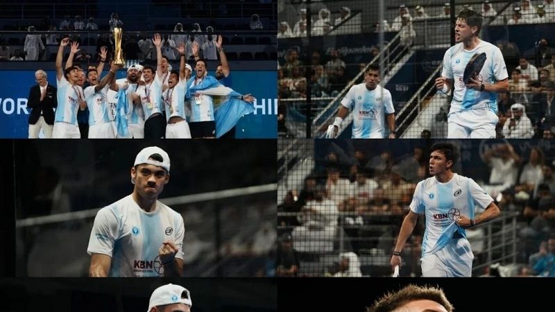 Al gran pádel argentino… salud!!!