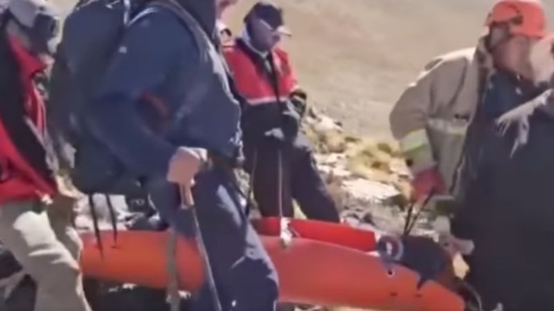 Dramático rescate de un montañista cordobés