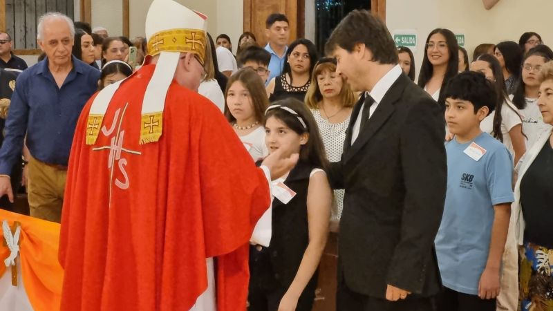 Cierre del triduo en honor de la Sagrada Familia y Confirmaciones