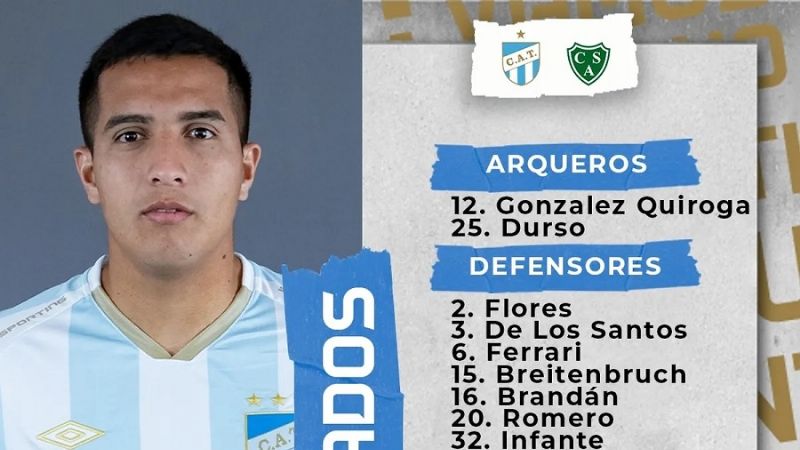 Atlético Tucumán recibe a Sarmiento