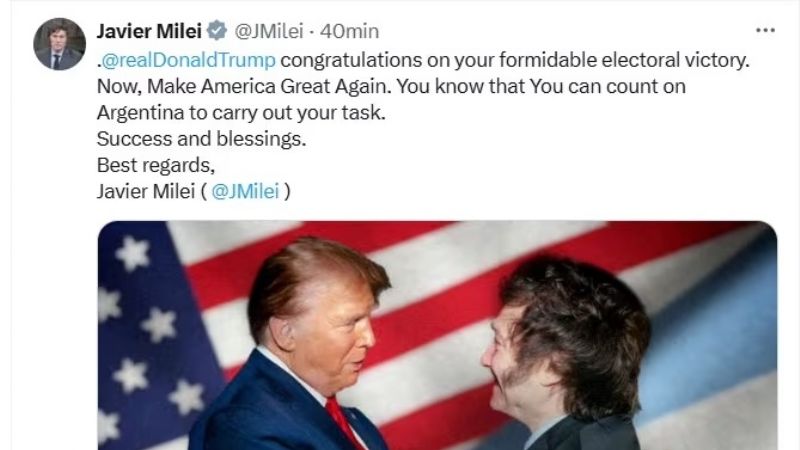 “Podés contar con Argentina para tu tarea”