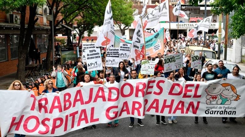 El viernes el Hospital Garrahan va a paro de nuevo