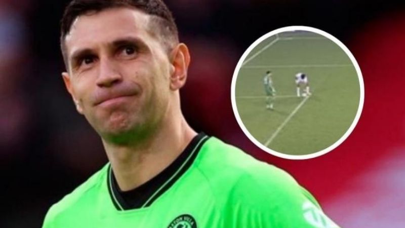 Aston Villa del “Dibu” perdió por un blooper