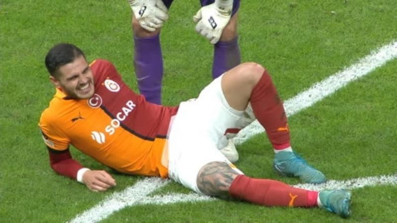 Grave lesión de Icardi en su rodilla derecha