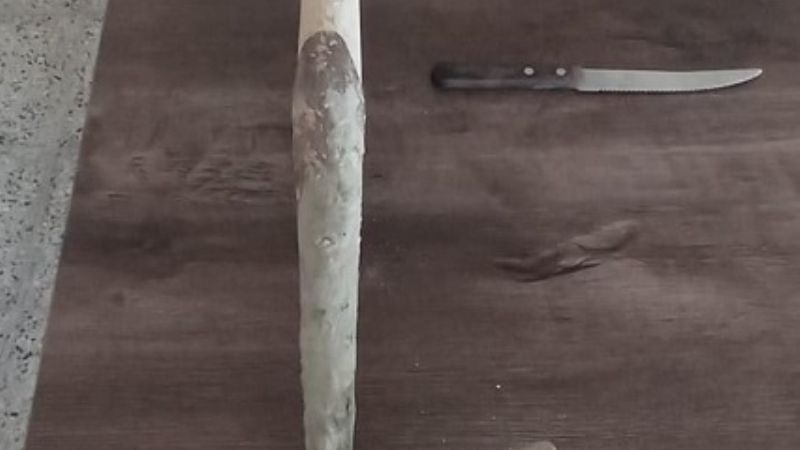 Intentó apuñalar a policías