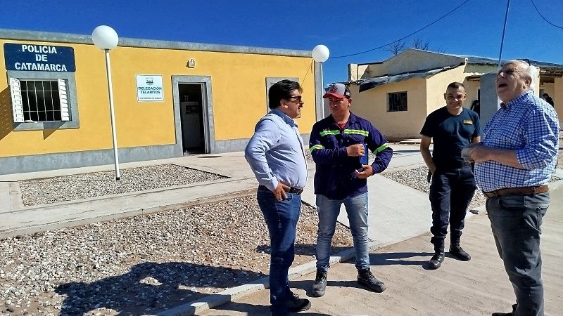 El En.Re. inspeccionó obras eléctricas en Telaritos