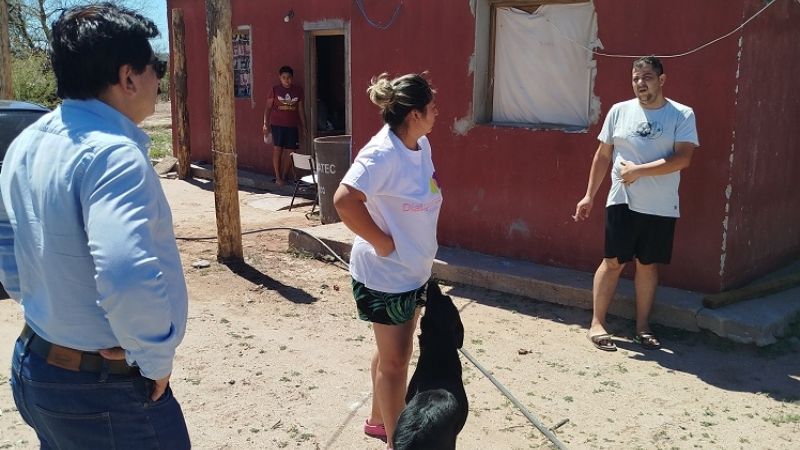 El En.Re. inspeccionó obras eléctricas en Telaritos