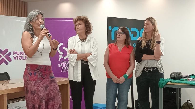 Punto Violeta organizó un espacio de reflexión feminista en el Nodo Tecnológico