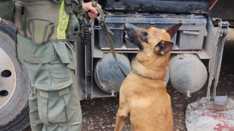 Llevaba 15 kilos de cocaína ocultos en un deposito de limpiaparabrisas de un camión