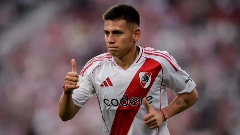 Bonus para River, si Echeverri juega ante Racing