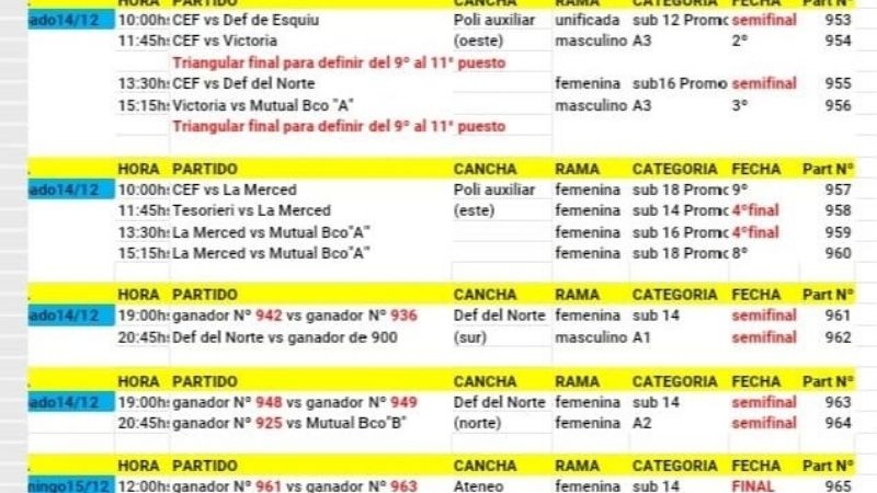 Así se define el torneo Anual del Vóley